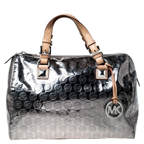 michael kors silver bag price|Michael Kors handbags silver.